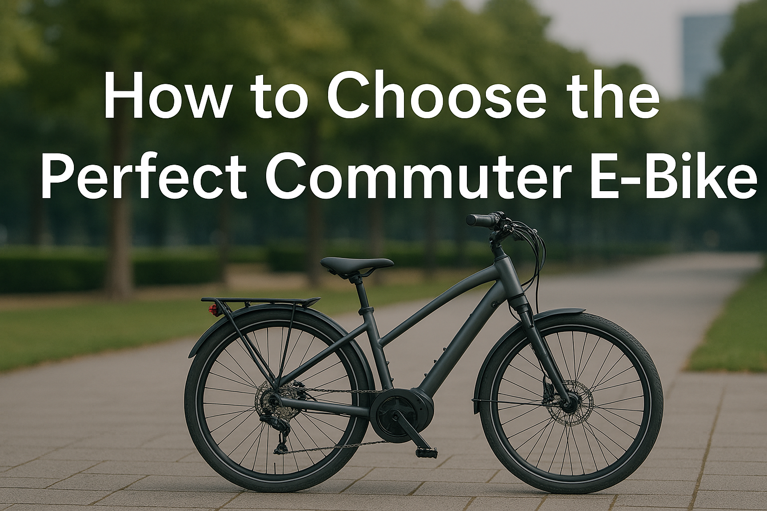 How to Choose the Perfect Commuter E-Bike