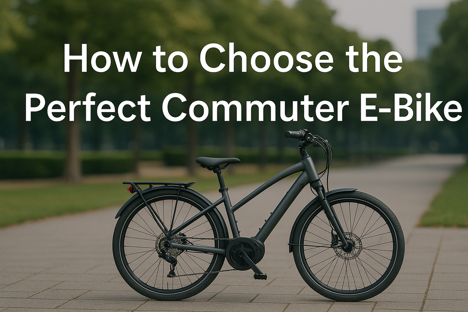 How to Choose the Perfect Commuter E-Bike