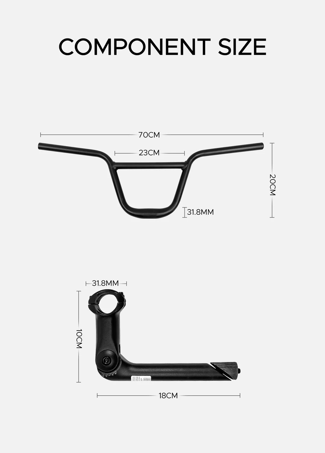 BMX Handlebar for EP-2 Pro/Engine X