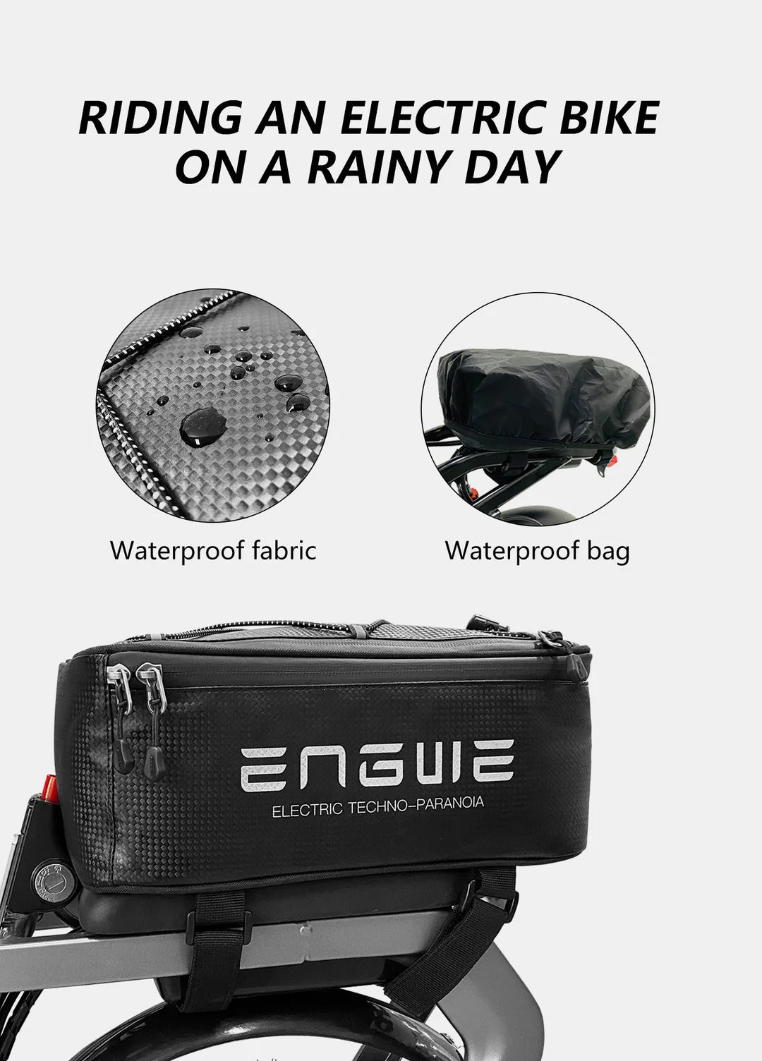 Engwe Waterproof Bike Rack Bag