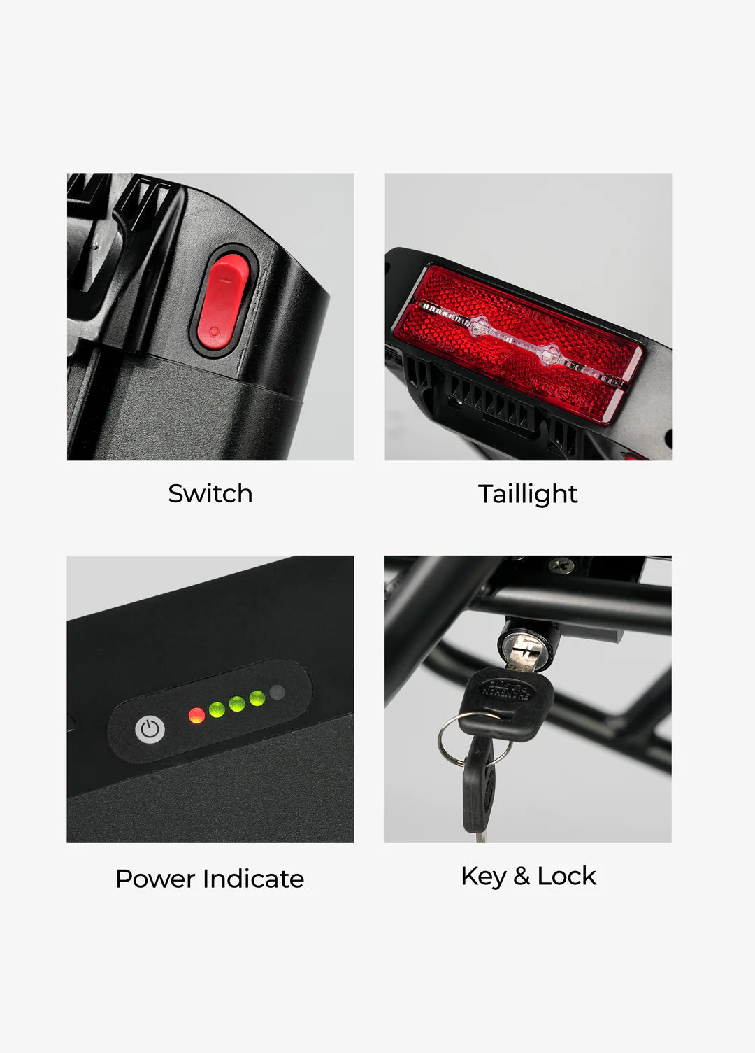 Engwe Rear Rack + 13Ah Rear Battery for Engine Pro / Engine X